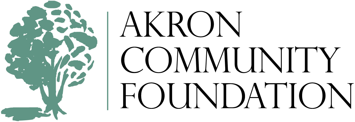 Akron Community Foundation seal indicating grant support for Second Chance Village